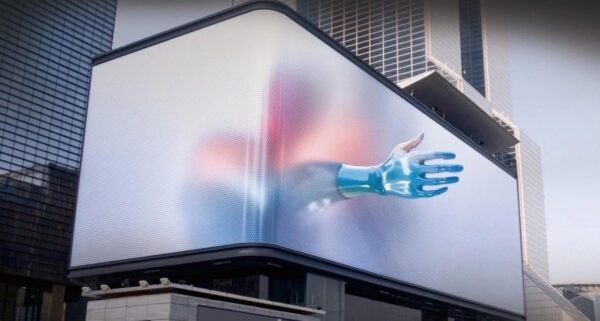 Écran Publicitaire LED P3 3D Extérieur Programmable Très Haute Visibilité